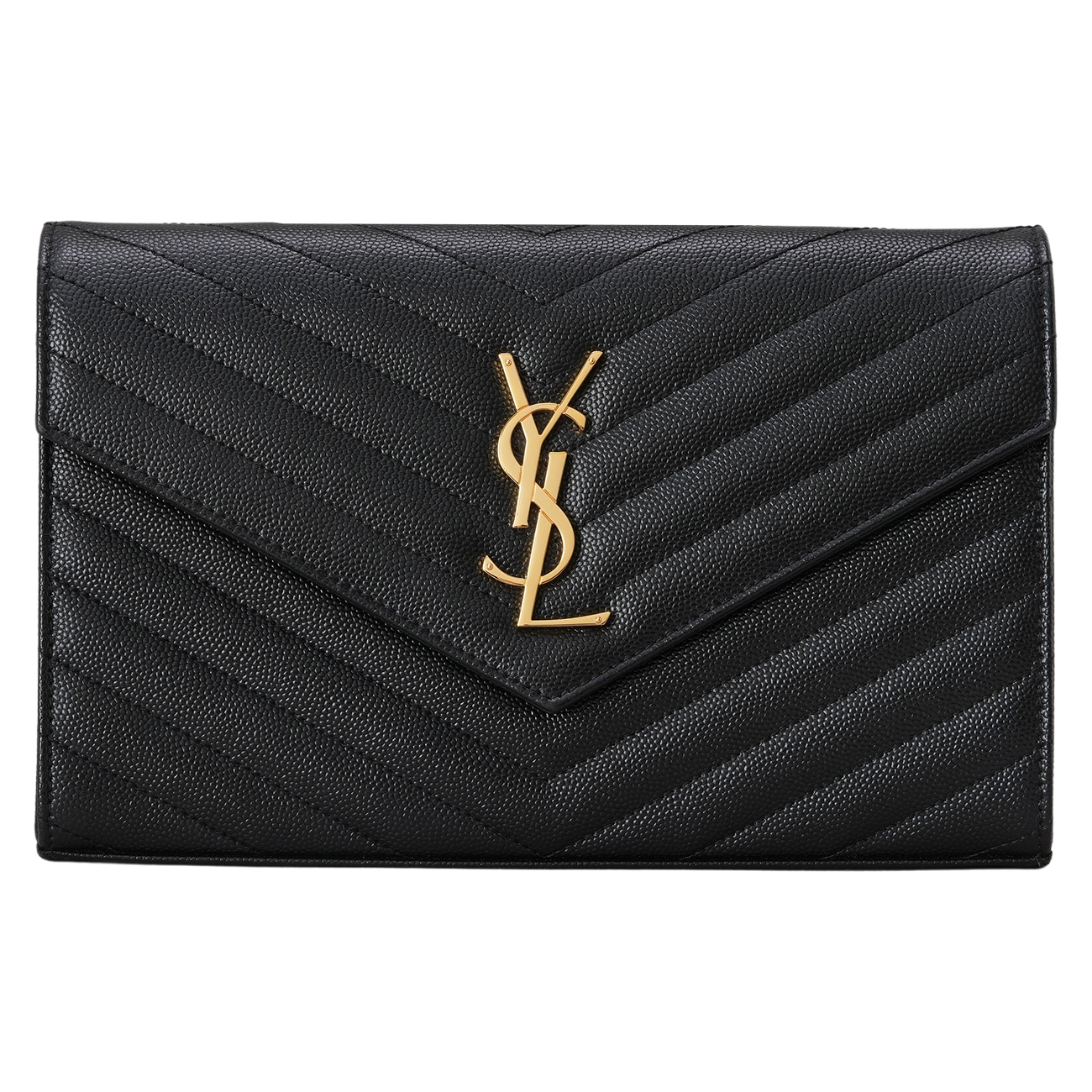 YVES SAINT LAURENT(USED)생로랑 377828 모노그램 쉐브론 체인 크로스백